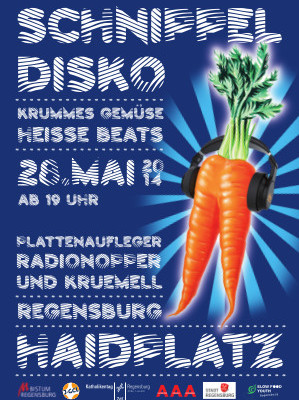 Krummes Gemüse und heiße Beats – Schnippeldisko beim Katholikentag 2014